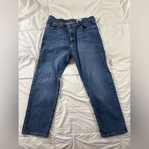 Wrangler Men's Relaxed Fit Blue Jeans